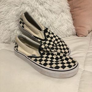 checkerboard vans